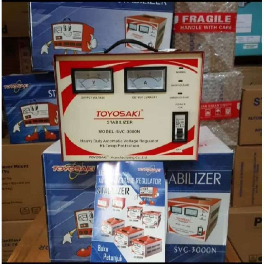 Stabilizer Listrik/Elektronik/3000 watt/Listrik/Voltase/SVC  3000N /Multipurpose