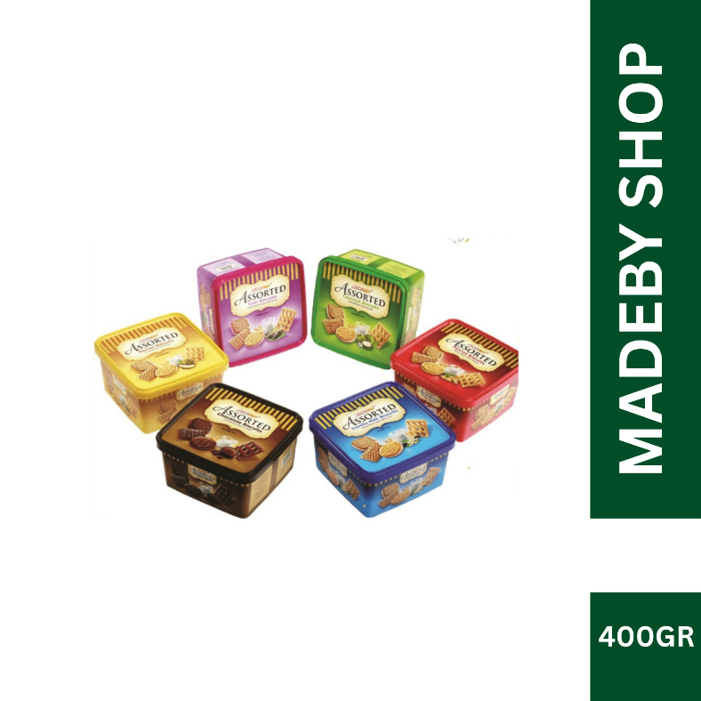 Jajan Lebaran Biskitop Assorted Biskuit Kaleng 400 Gr