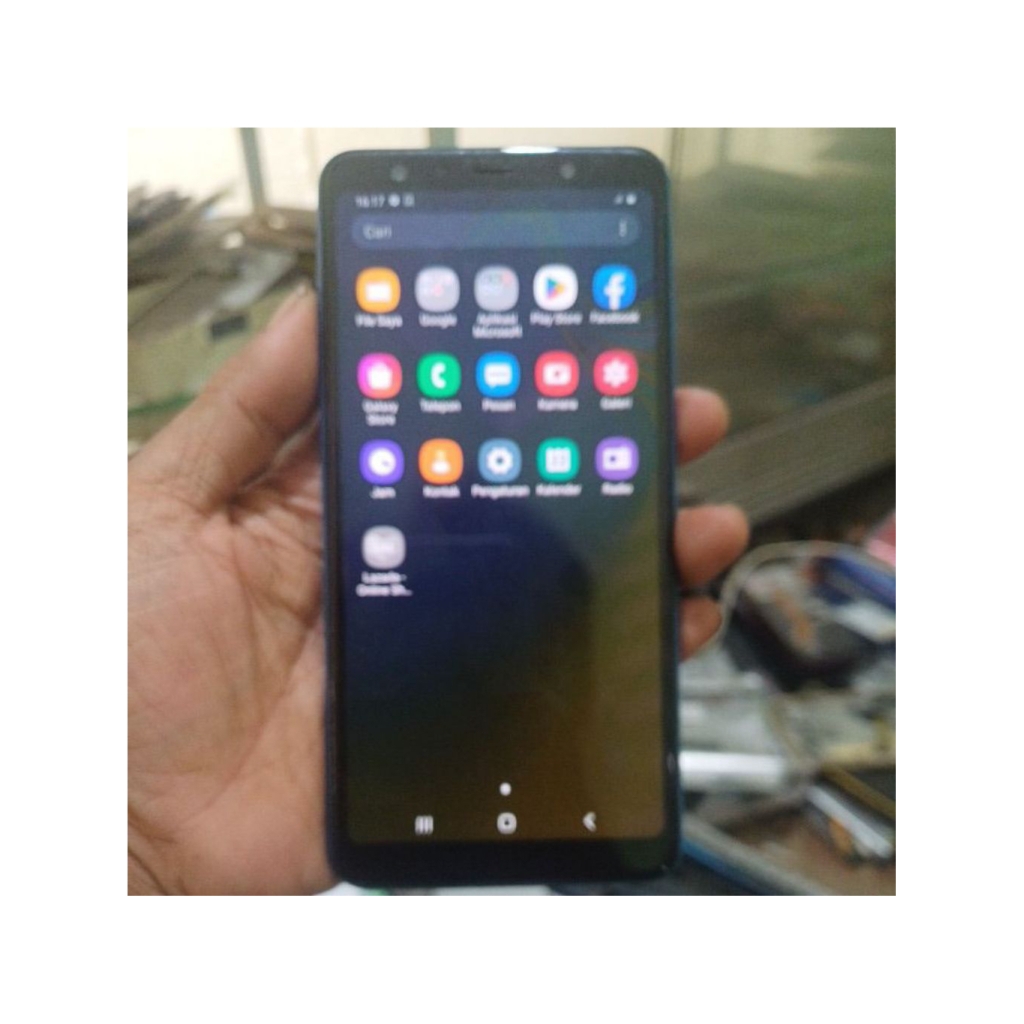 lcd samsung a7 2018 ori copotan layar oled