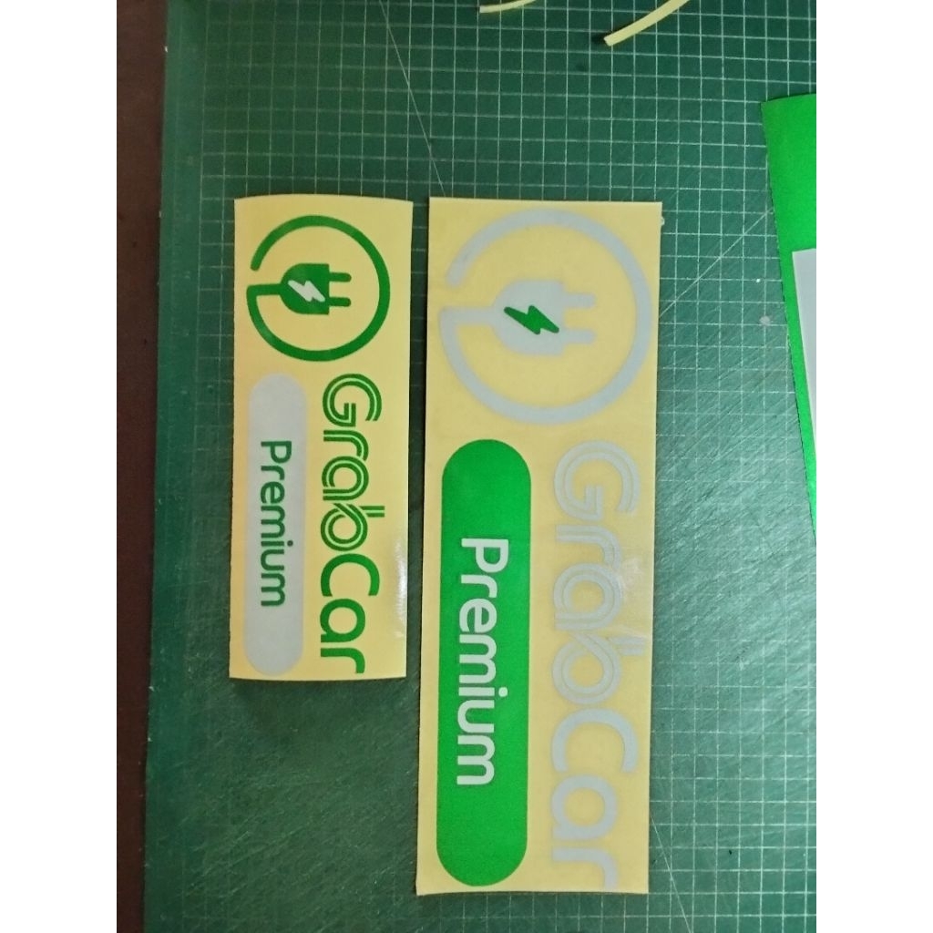 Cutting sticker grab car premium