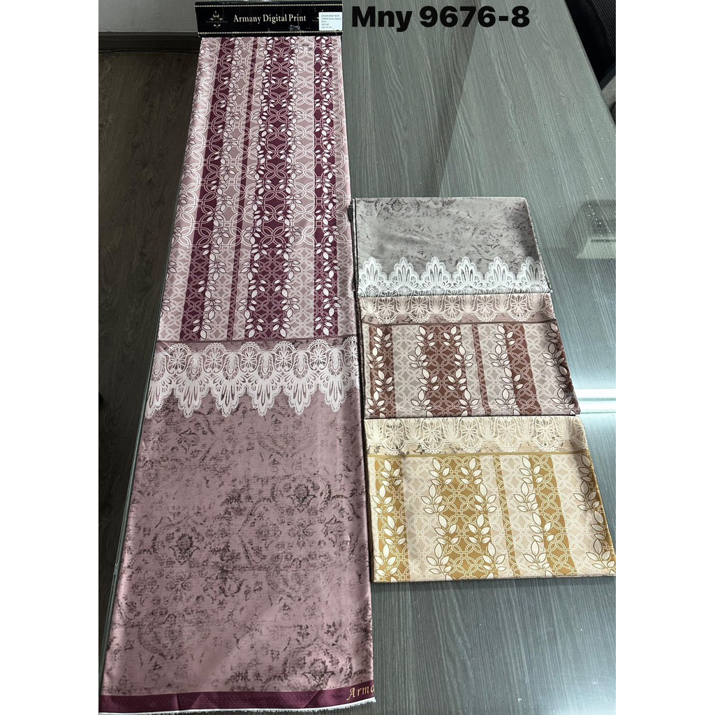 Kain Armani Silk 1 Roll 50 Meter Lebar 150cm – Bahan Abaya Gamis Outer Dress Premium Adem Halus