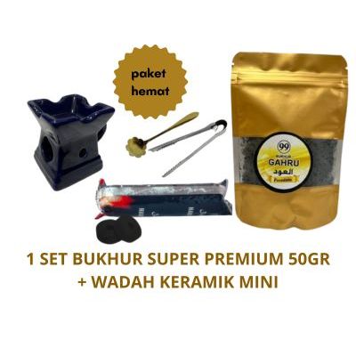 Slazybloom Paket Bukhur Premium Basah 50Gr Bukhur Gahru Bukhur Madinah Bukhur Kasturi Bukhur Roudoh