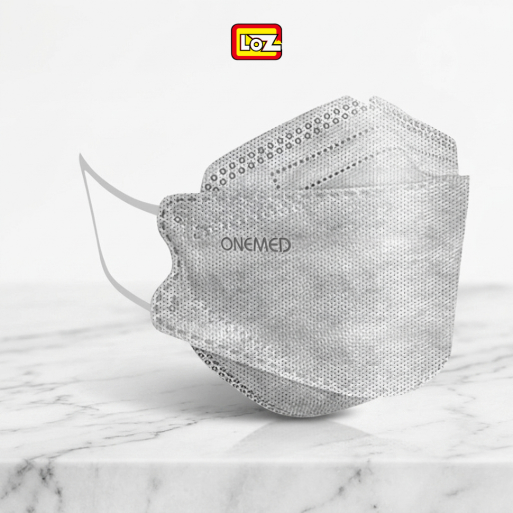 MEDIS ONEMED KF94 Masker Medis Onemed KF94 4ply Abu Isi 20pcs