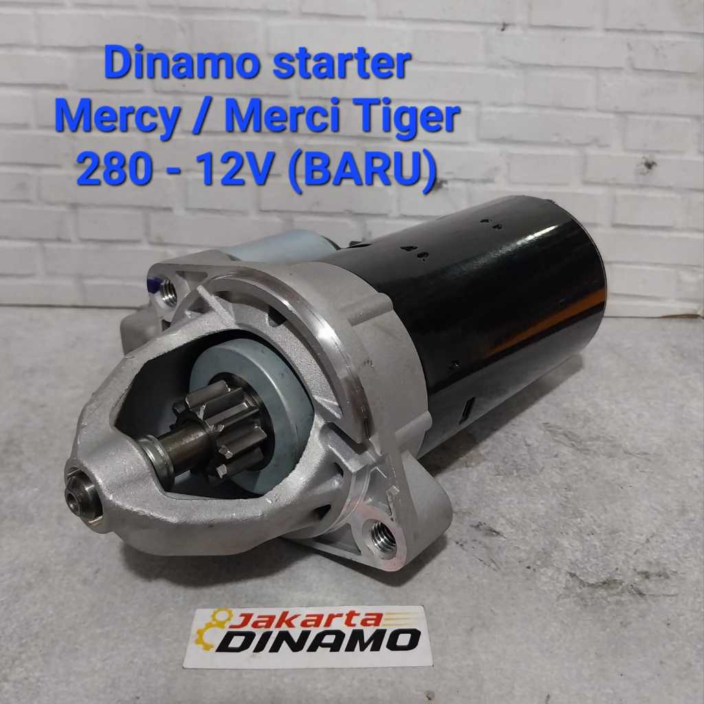 Dinamo Starter Mercy / Merci Tiger 280 - 12V (BARU) BERGARANSI