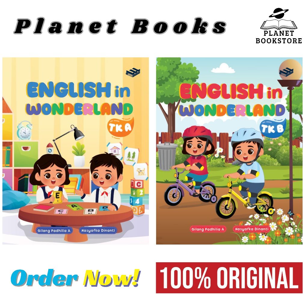 BUKU TK ENGLISH IN WONDERLAND TK A DAN B UNTUK TK/PAUD ERLANGGA FOR KIDS