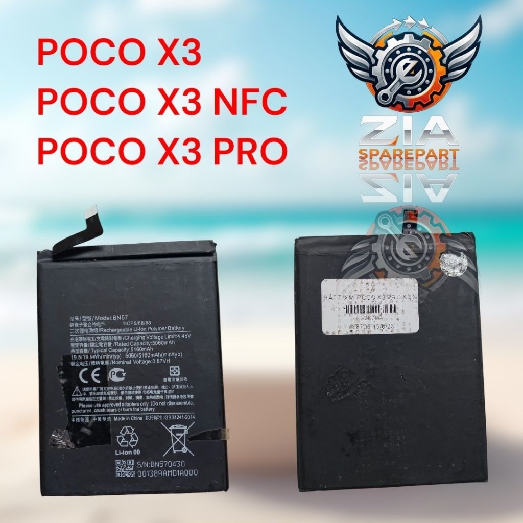 BATRE BATERI BN57 POKO X3 / NFC / PRO ORIGINAL COPOTAN