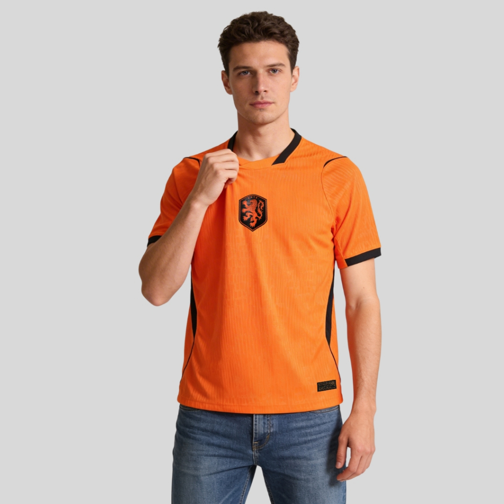 Jersey PLAYER ISSUE Orange 2026 2027 Baju Sepak Bola Warna Oren Belanda Blnd Nthrlnds Pi Pasang Cust