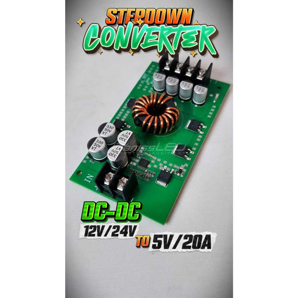 STEPDOWN CONVERTER Dc to Dc 12/24V to 5V 20A