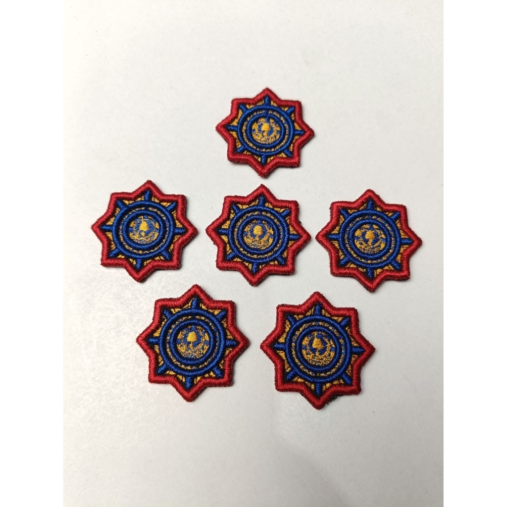 PIN BORDIR ALUMNI IPDN / PIN ASTHABRATA / PIN PURNA IPDN BORDIR TIMBUL MOTIF PREMIUM ELEGAN