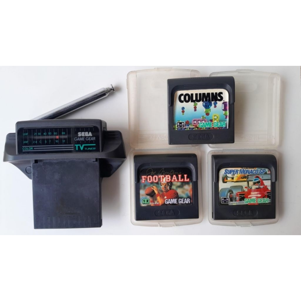 Sega Game Gear Tv Tuner & Catridge Game