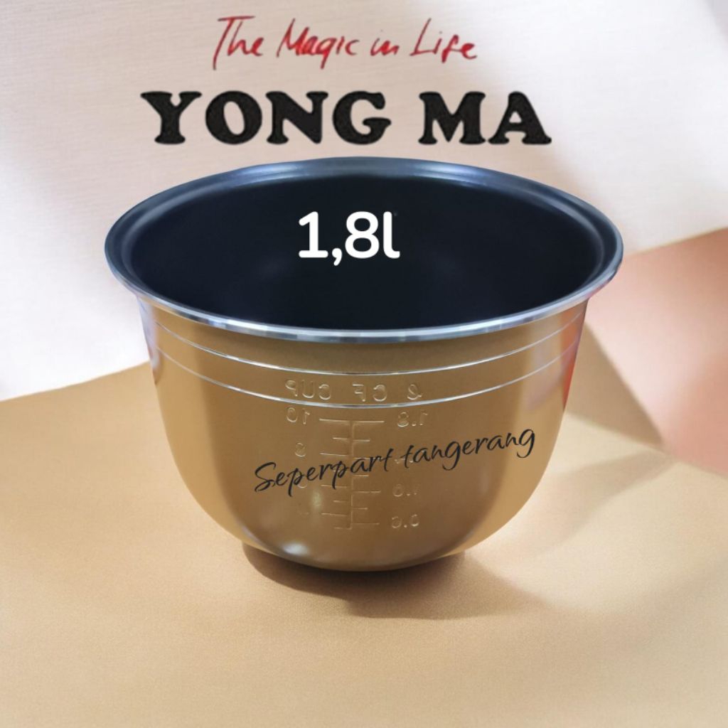 panci teplon rice cooker yong ma 1,8liter