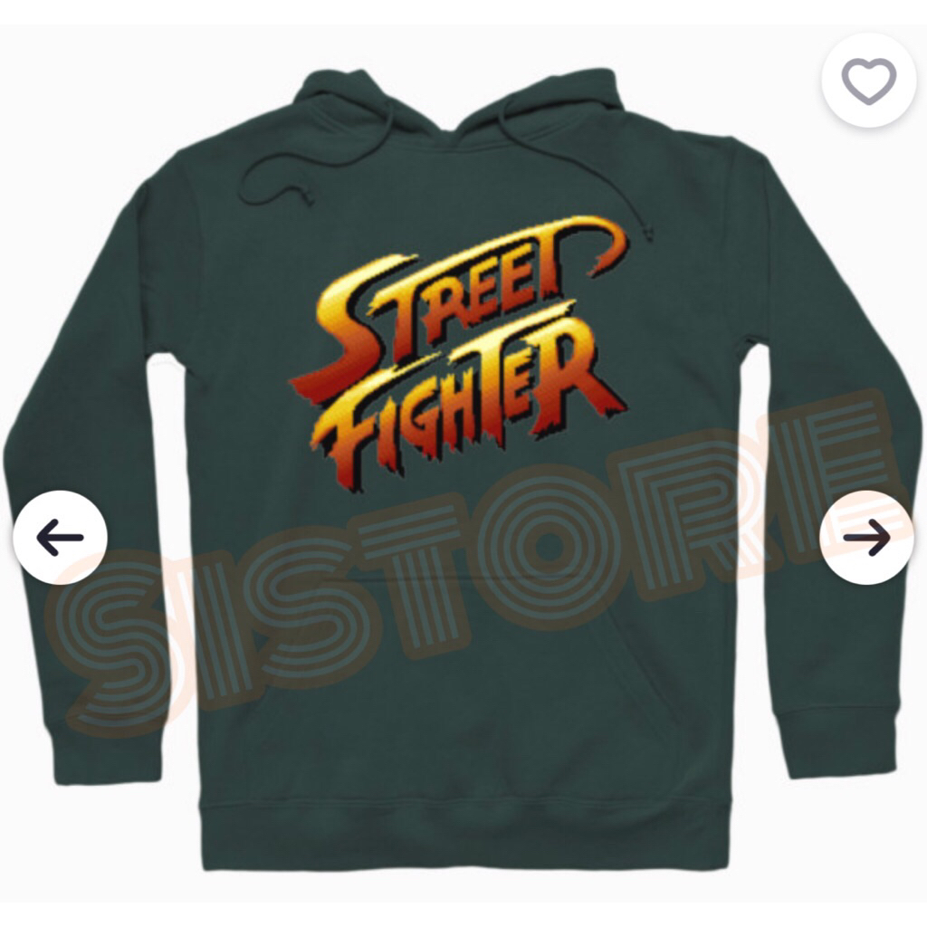 Sweater Hoodie Street Fighter Classic Fighting Game Arcade Logo StreetFighter Movie Hoodie Pullover 