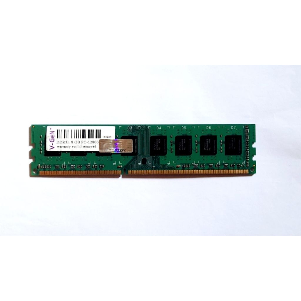 Memori DDR3L longdim 8 gb 1rx8 pc 12800 second