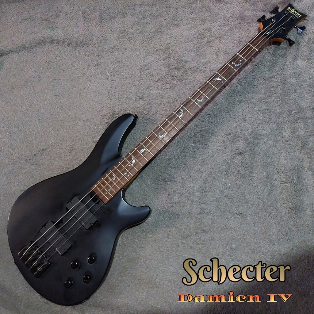 basa schecter damien EMGHZ pickup precision jazz bass