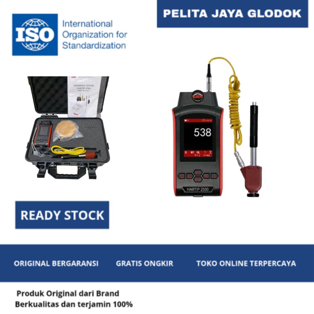 NEW HARTIP 2500 SADT High End Portable Hardness Tester Wit Digital Probe D