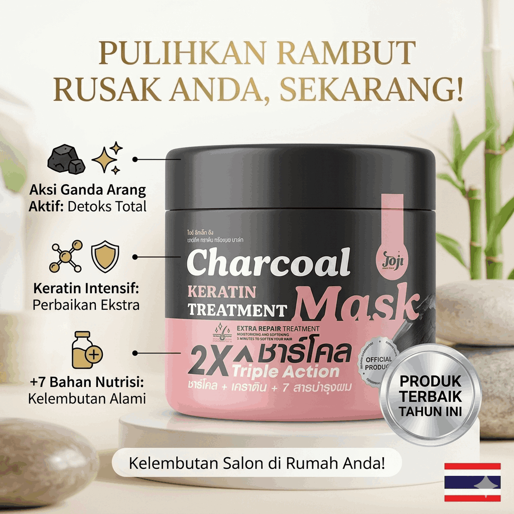 Joji Secret Young Charcoal Keratin Treatment Mask