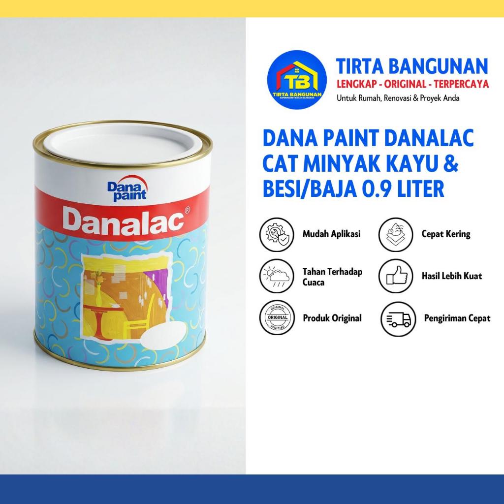CAT MINYAK KAYU BESI DANALAC DANA PAINT 0,9 LITER