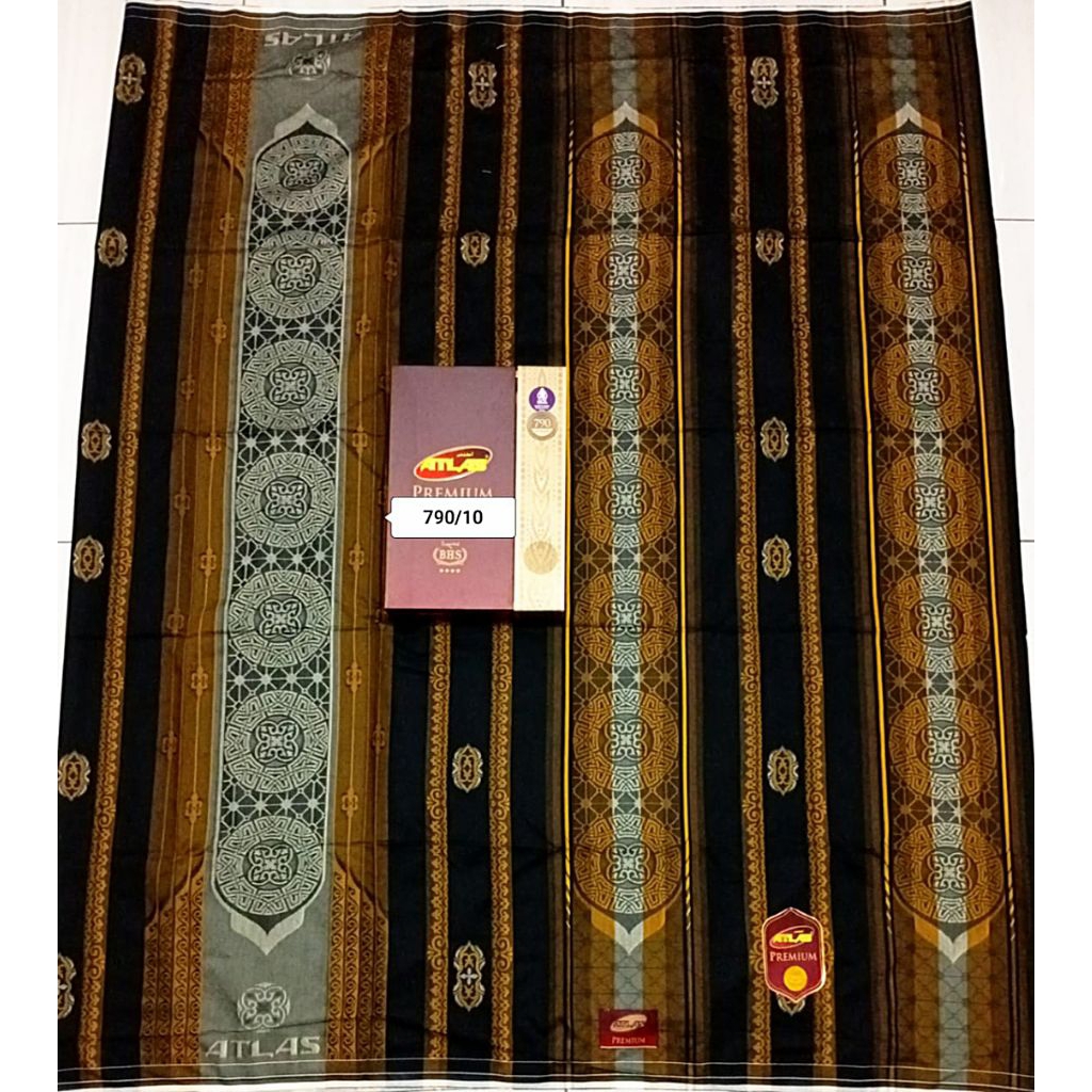 sarung atlas premium 790 songket gold