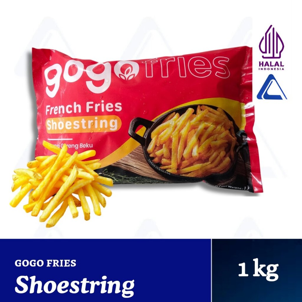 Kentang GOGO Shoestring 1kg GOGO French Fries 1 kg