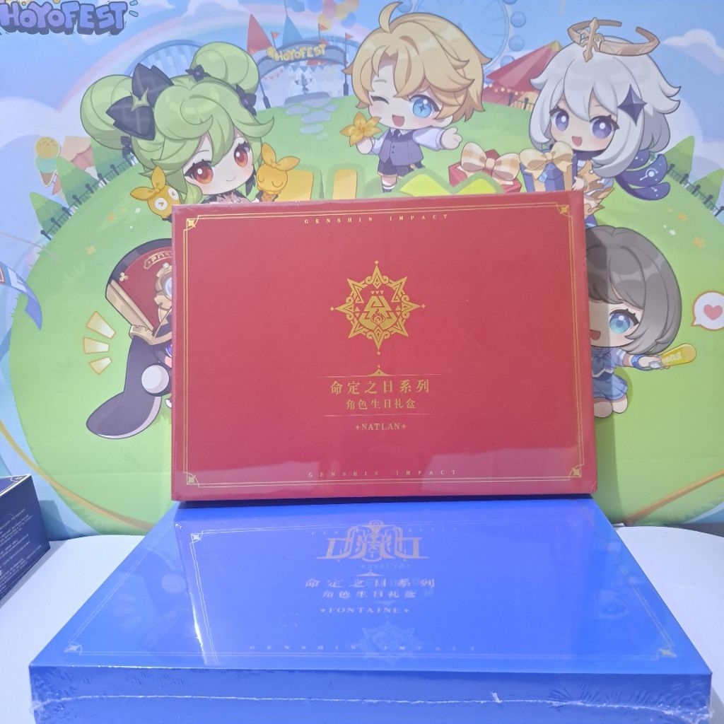 Set Shikishi, Kartu Ucapan dan Badge Furina & Citrali - Genshin Impact Official Merchandise