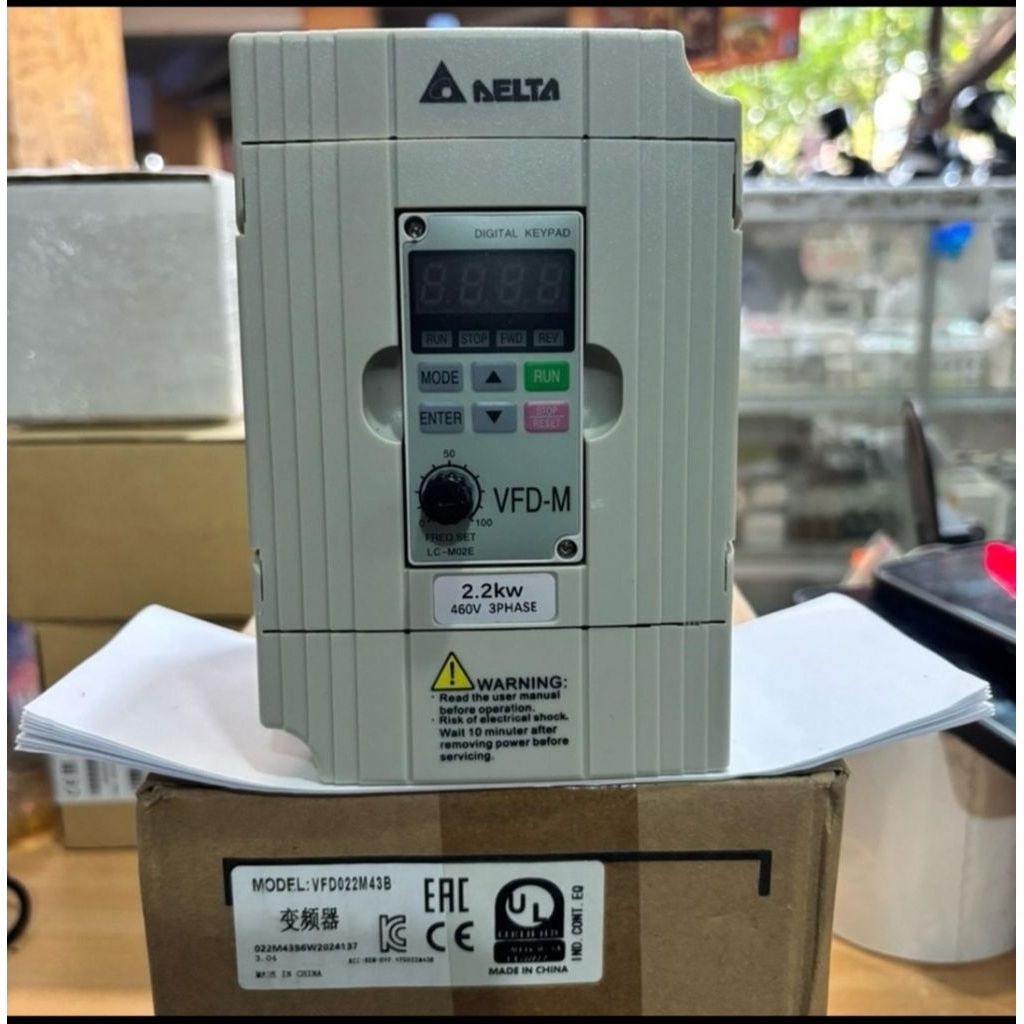 INVERTER DELTA VFD022M43B 2.2KW 380V
