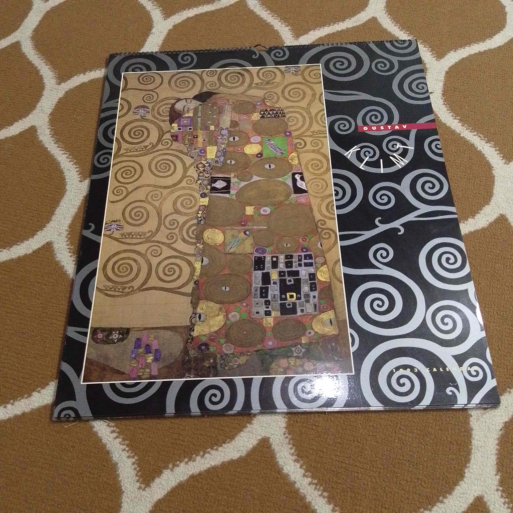Gustav Klimt 1993 Calendar Art Import - Kalender Seni cocok untuk kenangan memori hadiah sejarah hid