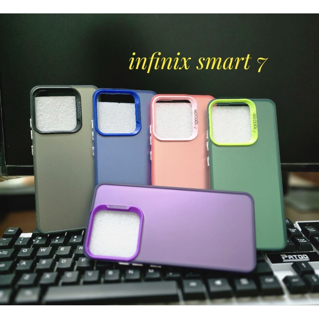 SOFTCASE IMD MATTE HYBRID INFINIX SMART 7 / CASING INFINIX SMART 7