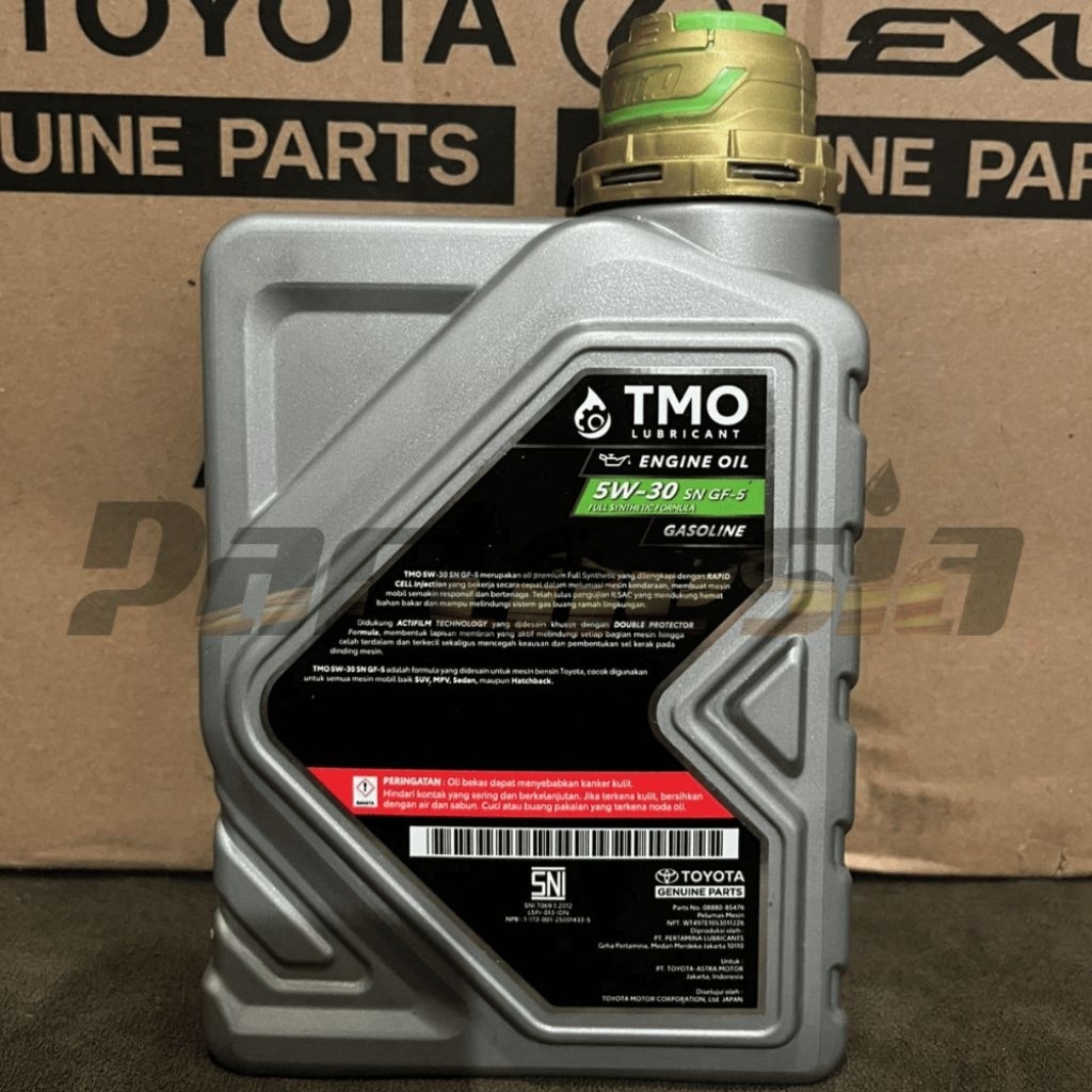 Oli Mesin TMO Original Toyota | SAE 5W30 API SN GF-5 Bensin 1L
