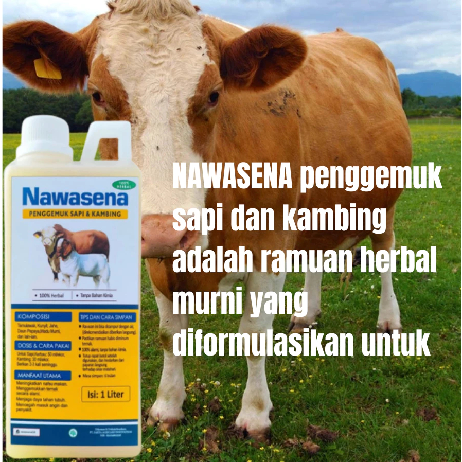 NAWASENA 1L vitamin sapi agar cepat gemuk, vitamin kambing agar cepat gemuk