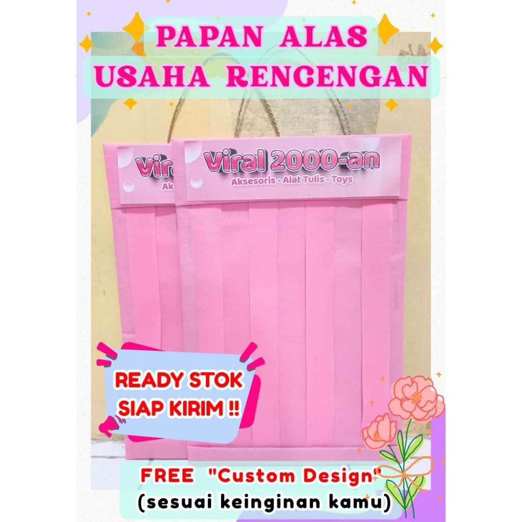 READY STOK  PAPAN ALAS VIRAL 2ribu, SERBA 2000, CUSTOM DESIGN