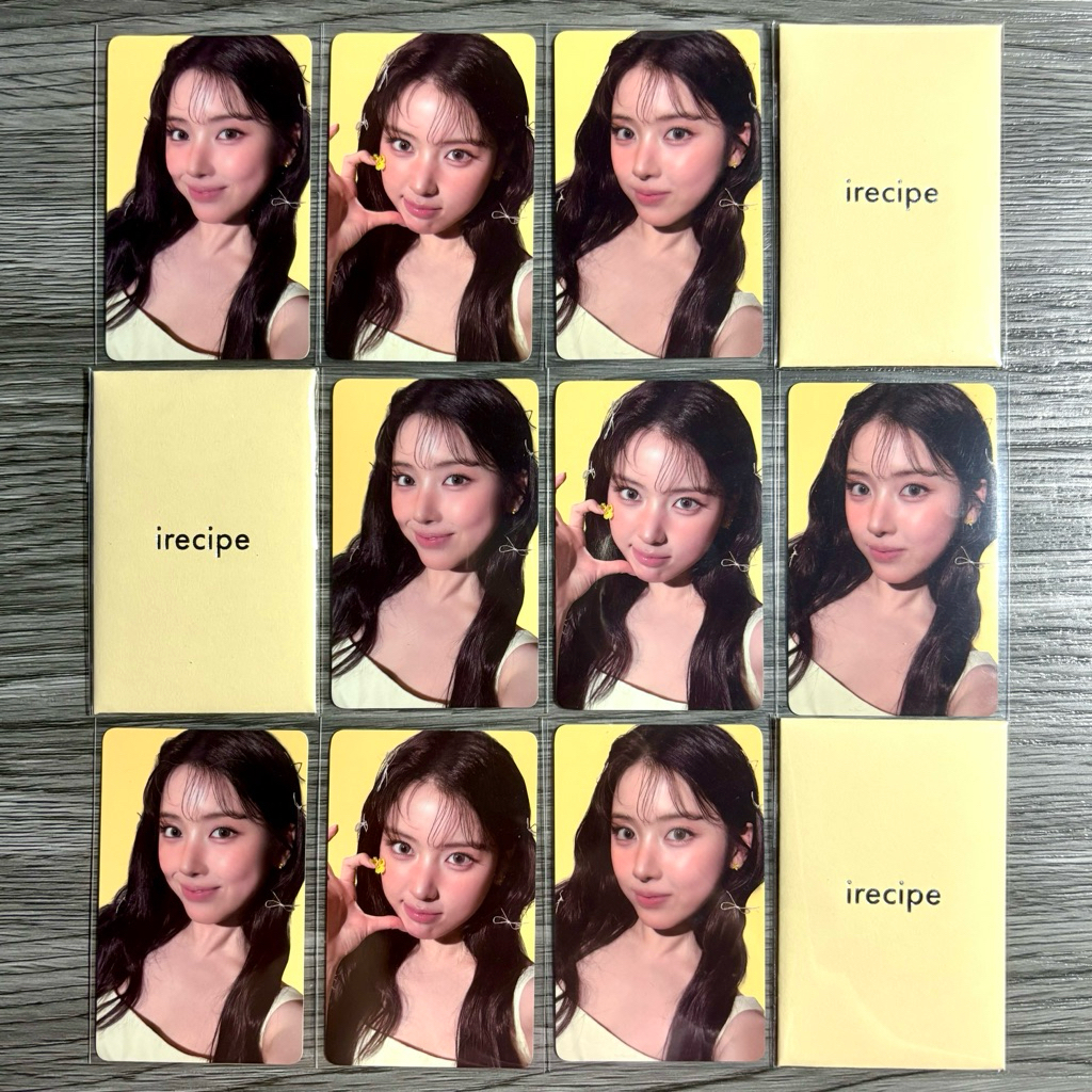[READY] OFFICIAL NMIXX JIWOO PHOTOCARD IRECIPE OLIVE YOUNG PC