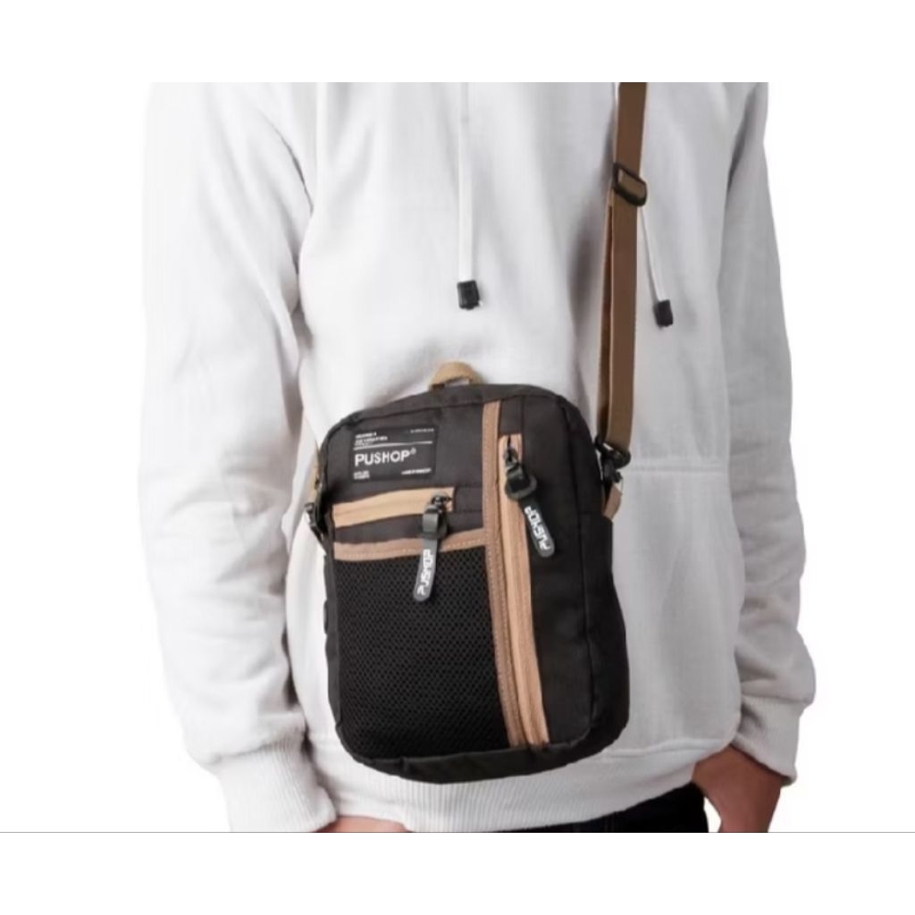 Tas selempang slinbag pria 4 ruang