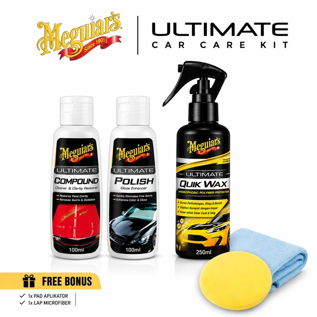Meguiar's Ultimate Car Care Kit – Paket Perawatan Mobil Lengkap