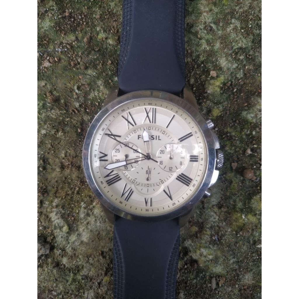 Jam tangan pria mewah Ori F*ssil Grant FS4735 ori second