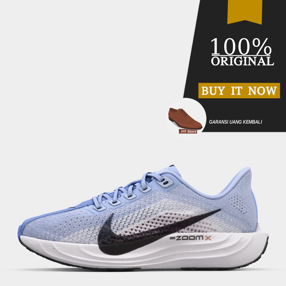 Sepatu Running Original Nike Zoomx Pegasus Plus - Aluminum/Black Style: FQ7261-402
