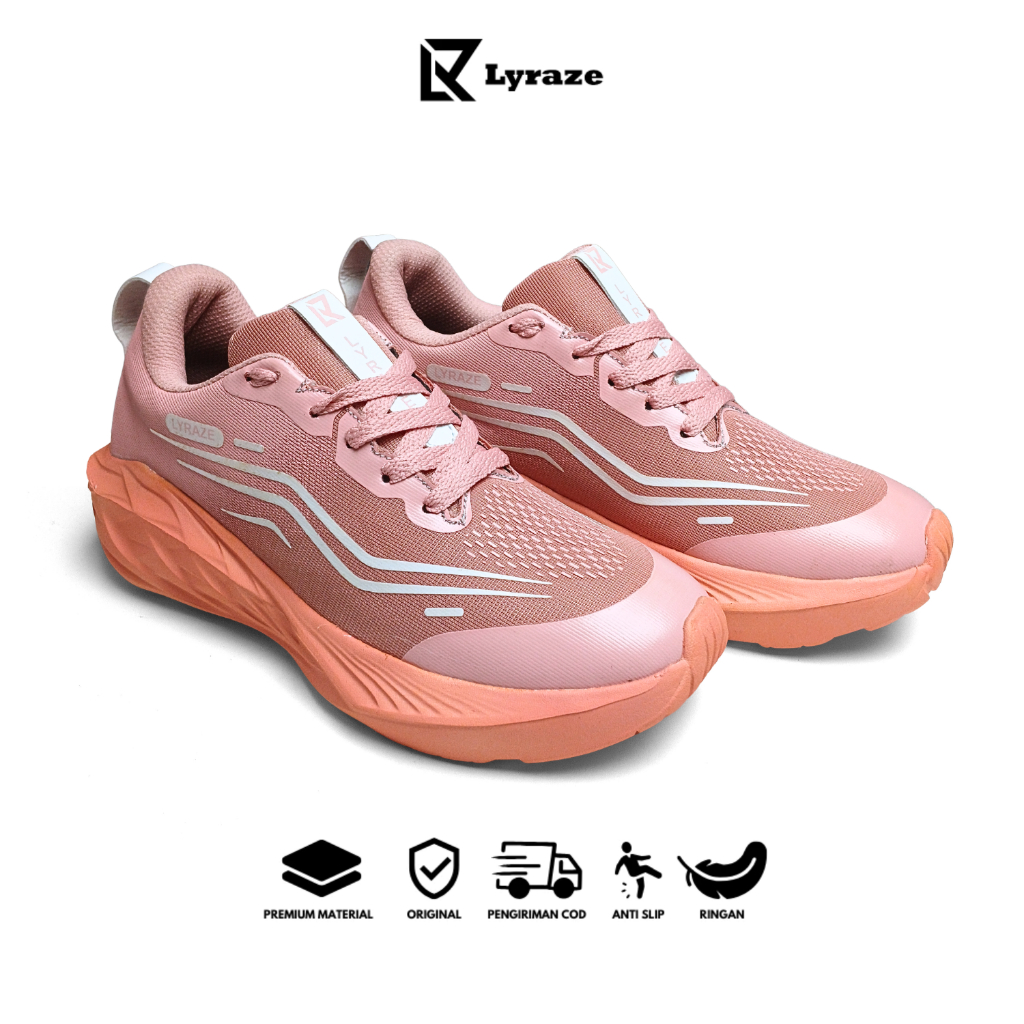 PROMO TERBARU Lyraze Faster Sepatu Running Wanita Sepatu Lari Cewek Olahraga Wanita Joging Cewek