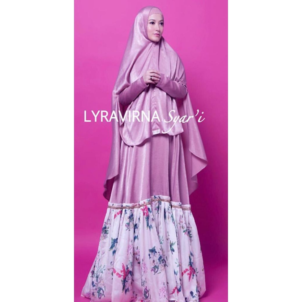 Lyra Virna set syari PINK