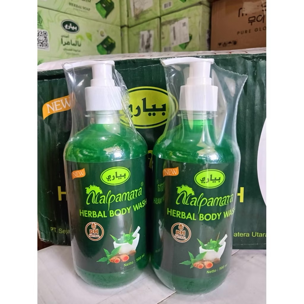 [Bundle 2] Sabun Cair Nalpamara 500ml Halal BPOM Herbal || Sabun Cair Nalpamara Herbal Mencerahkan K