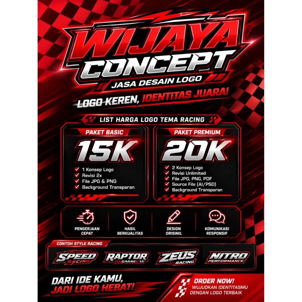JASA LOGO TEMA RACING