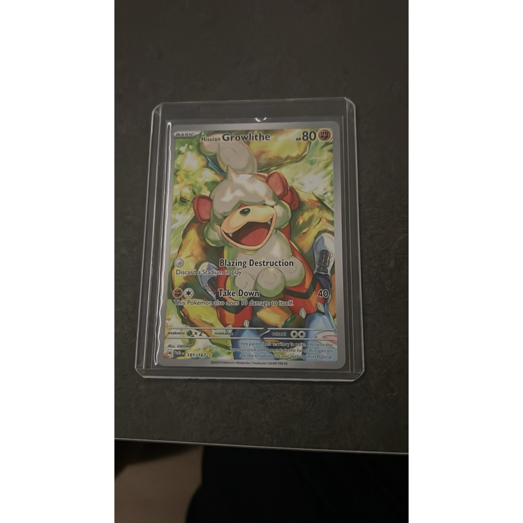 Kartu Pokemon Growlithe AR English TCG
