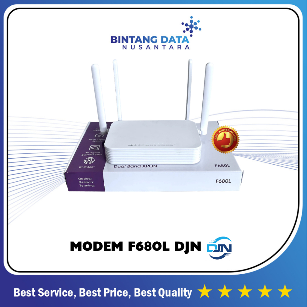 [TERMURAH] MODEM XPON F680L DUAL BAND DJN ORIGINAL BERPOSTEL