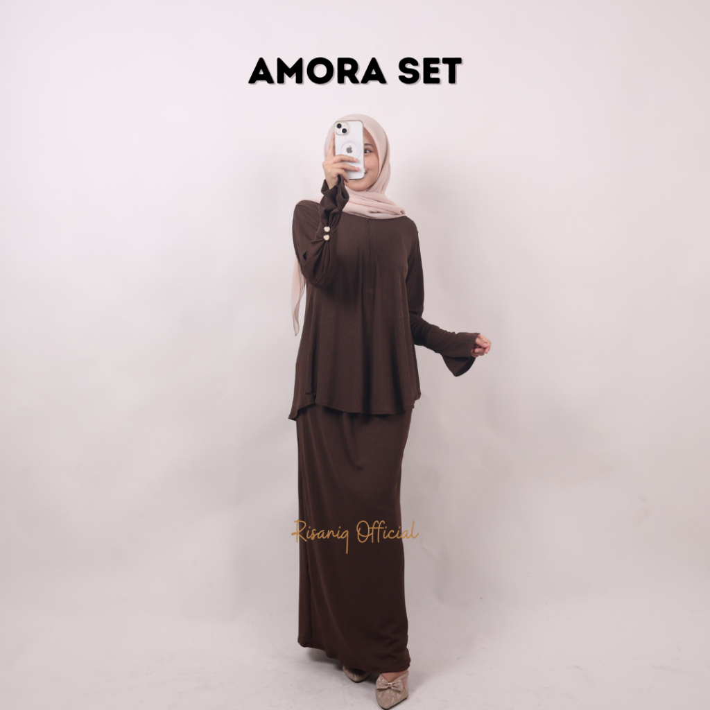 Amora Set Rok- Set Rok Cantik Busui Daily