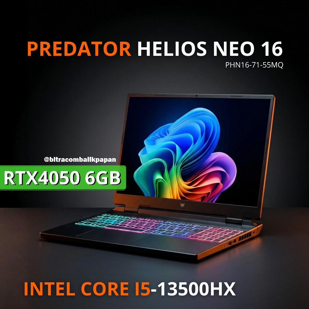 Laptop Acer Predator 16-PHN16-71-55MQ Intel Core i5 RTX4050 6GB