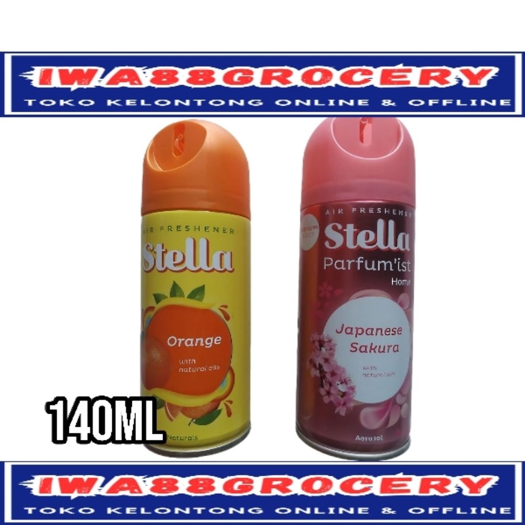 stella air freshener pengaruh ruangan spray 140ml
