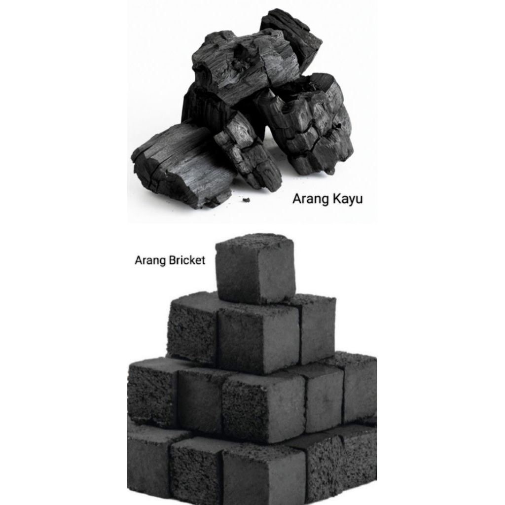 Arang Kayu Arang Bricket 1kg