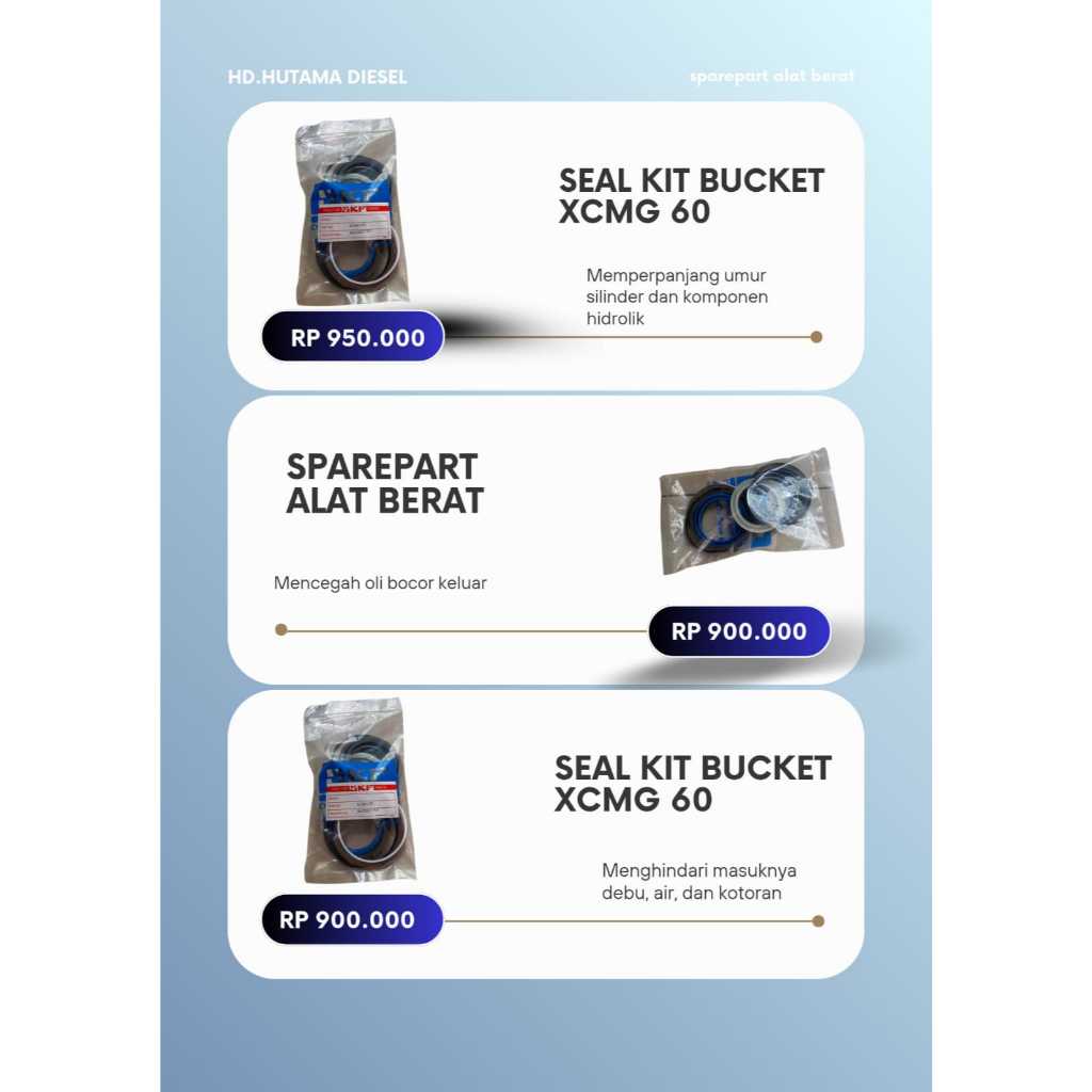 SEAL KIT BUCKET XCMG 60