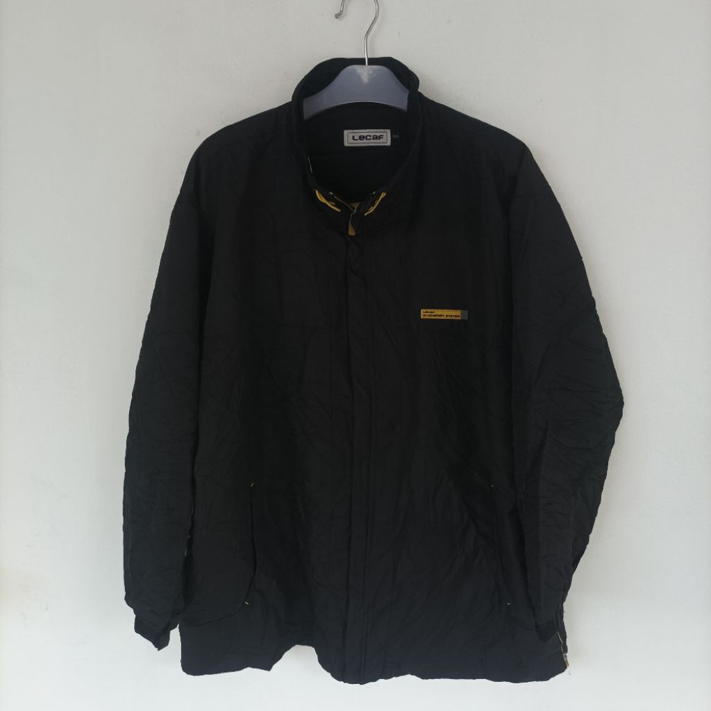 JAKET PRIA HITAM LECAF ORIGINAL SIZE XL J020