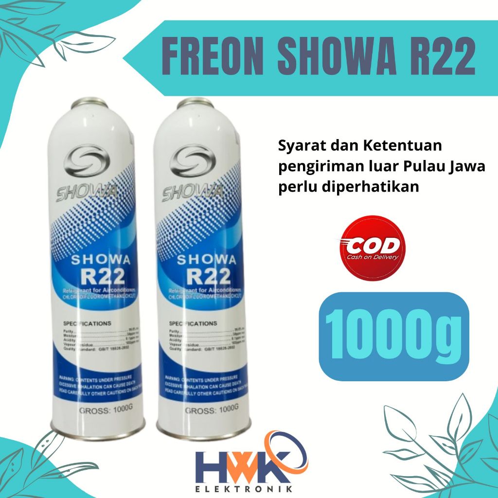 R22 Showa Kaleng 1kg | SHOWA KALENG R22 1KG REFRIGERANT | FREON REFRIGANT AC R22A KEMASAN KALENG 1KG