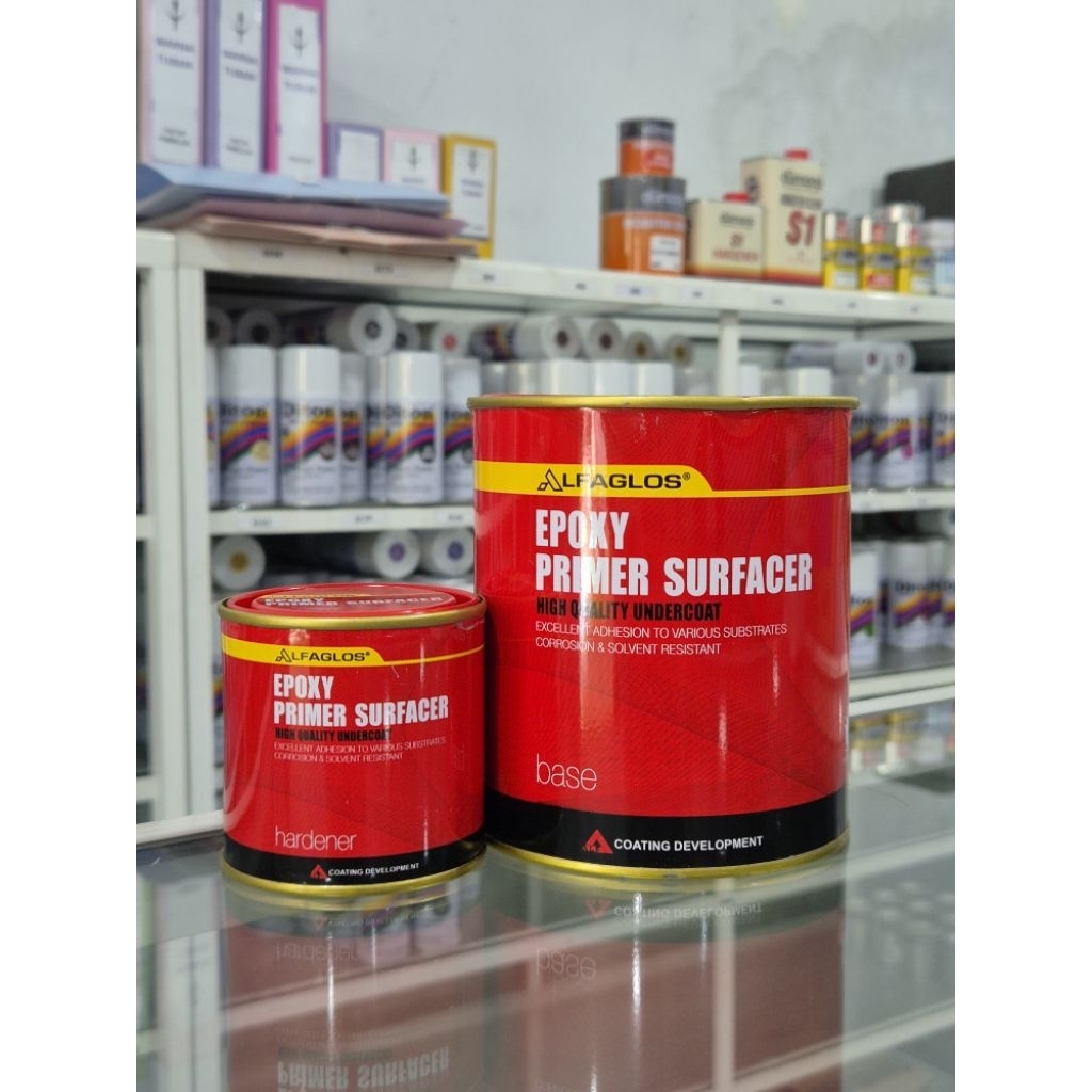 Epoxy Primer Surfacer Grey Alfaglos / 1kg Set