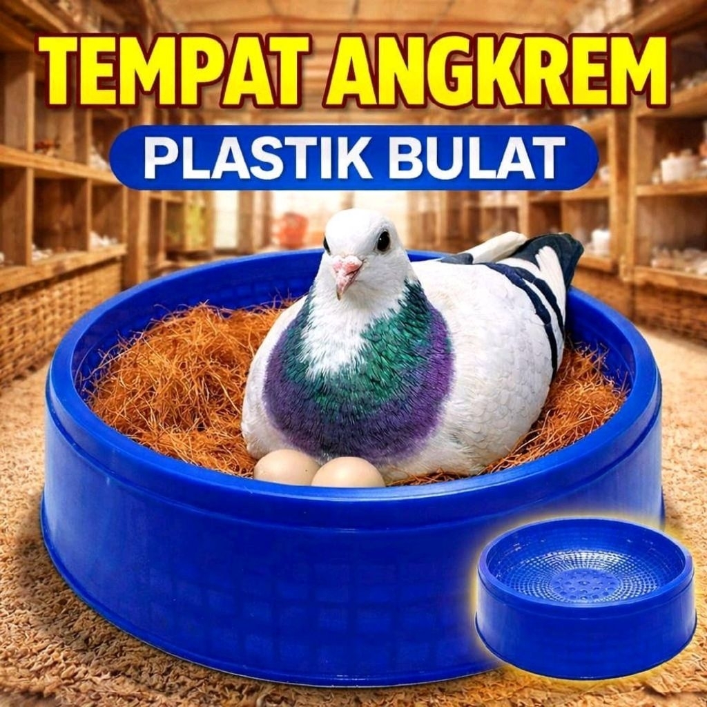 TEMPAT ANGKREM TEMPAT SARANG WADAH SARANG SARANG BERTELUR BURUNG PLASTIK IMPORT TEMPAT SARANG MERPAT